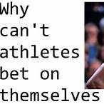 can athletes bet on themselves